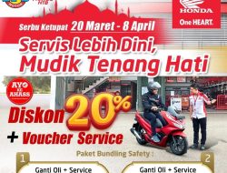 Mudik Lancar Bareng Motor Honda, Pastikan Mesin Dalam Kondisi Prima