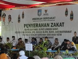 5000 Anak Yatim Di Lobar Mendapat Santunan