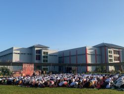 Gema Takbir, Tahmid, Tahlil Iringi Pelaksanaan Sholat Idul Fitri 1444 H di Lapas Mataram