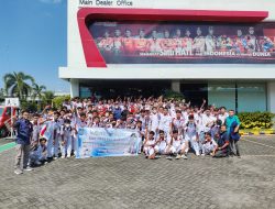 SMKN 2 Kuripan Study Tour ke Pusat Distribusi Motor Honda di NTB