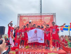 Luar Biasa, ISA Lombok FC Raih Trofi Juara Barcelona Football Festival 2023