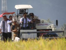 Panen Padi Di Lombok Barat, Mentan SYL Ajak Petani Bersama Hadapi EL Nino