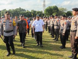 Apel Gelar Pasukan Pengamanan Event MXGP Selaparang