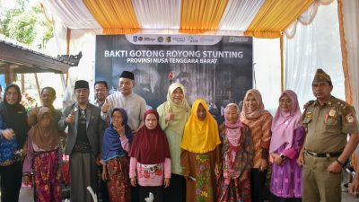 Bunda Niken Launching Bhakti Stunting di Desa Montong Baan Selatan Lombok Timur