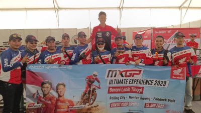 Antusias Komunitas Honda Dukung Crosser AHRT di MXGP Sumbawa