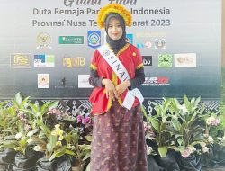 Siswi MAN 2 Kota Bima Runner Up Duta Remaja Pariwisata Provinsi NTB 2023