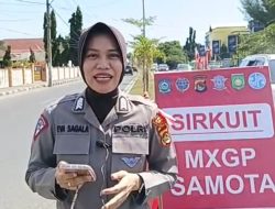 Event MXG Samota, Polres Sumbawa Terjunkan Puluhan Personel Untuk Pengamanan