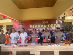 Polres Lombok Barat Ungkap 39 Kasus Kejahatan dalam Operasi Jaran Rinjani 2023