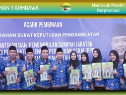 Sembilan Guru PPPK MAN 1 Sumbawa dilantik dan diambil Sumpah