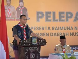 Gubernur Bang Zul Lepas Kontingen Pramuka NTB