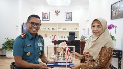 Wakil Gubernur NTB Umi Rohmi Menerima dengan Hangat Kunjungan Silaturahmi Danlanal Baru Mataram