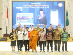 Dirjen Bimas Buddha Kemenag RI dan PERGABI Sukses Launching Platform LMS BelajarBuddha.id