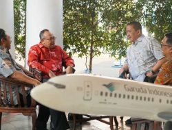 Dukung PON 2028 dan Geliat MICE di NTB, Pj Gubernur Miq Gite Bertemu dengan Managemen Garuda Indonesia, Air Asia, dan Lion Group