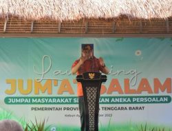 Miq Gite Launching Jum’at Salam di Kebun Ayu Lobar