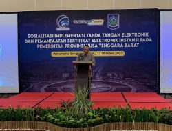 Buka Sosialiasi Tanda Tangan Elektronik, PJ Sekda : bentuk NTB Sederhanakan Proses Administrasi Keamanan Digital