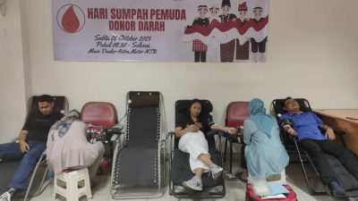 Peringati Hari Sumpah Pemuda, Astra Motor NTB Gelar Aksi Donor Darah