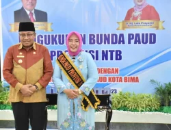 PJ Gubernur NTB Miq Gite Kukuhkan Bunda PAUD Provinsi NTB dan Kota Bima