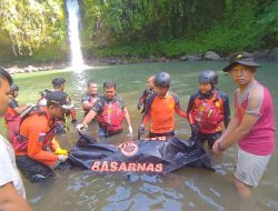 Hampir Sehari Hilang, Tim SAR Temukan Korban Tenggelam di Air Terjun