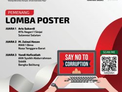 Guru MAN 1 Bima Juara 2 Lomba Desain Grafis (Poster) Hakordia Tingkat Nasional 2023