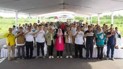 Sambut HUT Ke-65 NTB, Bunda Lale Pj Ketua PKK Hijaukan Cargo Parking BIZAM