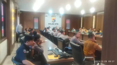 PJ Gubernur Diwakili Asisten 1, Hadiri Rapat Finalisasi Persiapan Pemantauan Tahun Baru 2024