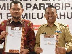 Penandatanganan MoU Diskominfotik NTB dengan Bawaslu Provinsi NTB: Meningkatkan Pengawasan Pemilu dan Pilkada Serentak 2024