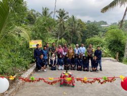 Mahasiswa KKN-PMD Universitas Mataram (Unram) di Desa Jineng Kecamatan Wanasaba, Kabupaten Lombok Timur melaksanakan Sosialisasi Pengolahan Sampah.