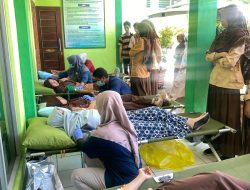 Sebagai Bentuk Kepedulian Sosial, Civitas MAN 2 Kota Bima Ikut Aksi Donor Darah