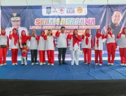 Senam Bersama, Bunda Lale Ajak Masyarakat Hidup Sehat