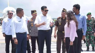 Pj Sekda NTB Sambut Kedatangan Menko Marves RI