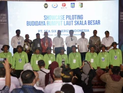 Kunker ke Teluk Ekas: Menkomarves Soroti Proyek Strategis Nasional Budidaya Rumput Laut