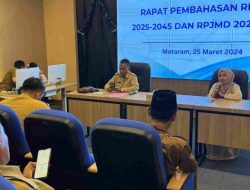 Kepala Dinas Kominfotik NTB Pimpin Rapat Pembahasan RPJPD 2025 – 2055 dan RPJMD 2025 – 2030