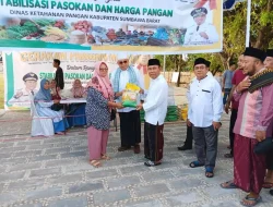 Safari Ramadan di Pulau Sumbawa, Pj Gubernur NTB Tinjau Gerakan Pangan Murah