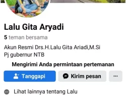 Meresahkan, Akun FB dan No WA Palsu atasnamakan Pj Gubernur NTB dilaporkan ke Cyber Polda dan BSSN, Warganet diminta Hati-Hati Modus Penipuan