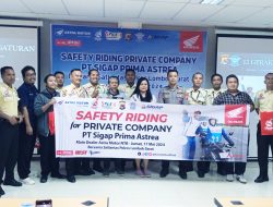 Security Dapat Pelatihan Safety Riding Dari Astra Motor NTB dan Polres Lombok Barat