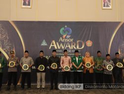 Wali Kota Mataram Terima Penghargaan Ansor Award 2024