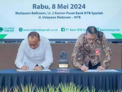 Miq Gite Pj Gubernur NTB Tandatangani Shareholder Agreement dengan Dirut Bank Jatim