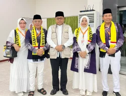 Pj Gubernur NTB Miq Gite lepas Jamaah Haji Kloter 1 NTB