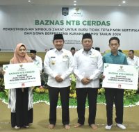 Pernah Menjadi Siswa Kurang Mampu, Pj Gubernur NTB Hassanudin Semangati Penerima Zakat BAZNAS 2024