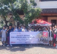 Pelatihan Safety Riding di SMA Tunas Daud Menjadi Kegiatan Rutin Tahunan