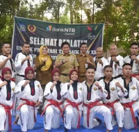 Sambangi Atlet di Pelatda NTB, Gubernur Hassanudin: Tanamkan Semangat Optimis Menang PON XXI Aceh-Sumatera Utara