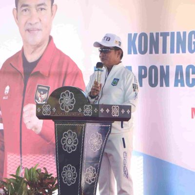 Pj Gubernur Lepas Kontingen PON Aceh Sumut NTB