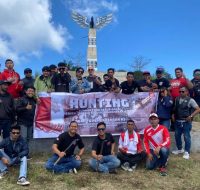 Touring Honda Asosiasi Lombok: Bersih Tugu Persaudaraan Bikers Sambut Tiga Acara Besar