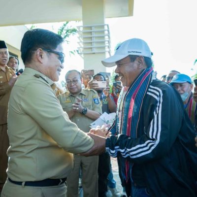 Pj Gubernur Hassanudin Sambut Kontingen Porwanas NTB : Terimakasih telah harumkan nama NTB