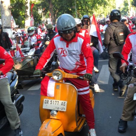 Rangkaian HUT ke-79 RI, Pj Gubernur Gelar “Riding Merdeka”