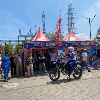 Kolaborasi Satlantas Polres Lombok Barat dan Astra Motor NTB Gelar Pelatihan Safety Riding di PLTU Jeranjang