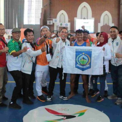 Medali Emas Perdana Untuk NTB Dari Cabor Muaythai