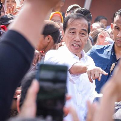 Jokowi Diteriaki Mulyono saat Berkunjung ke Pasar di Surabaya