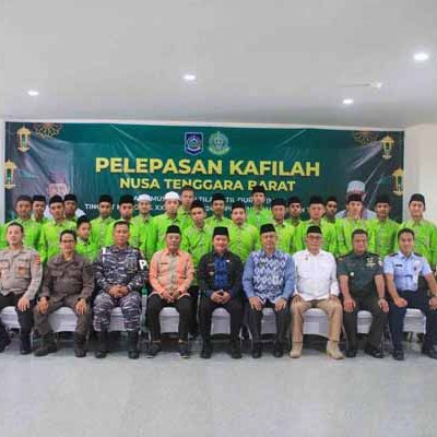 Lepas Kafilah NTB Pada MTQ XXX Nasional di Samarinda, PJ Gubernur NTB: Optimalkan Kemampuan Niscaya Kita Menjadi Terbaik