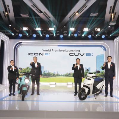 Wujud Komitmen Elektrifikasi, AHM Luncurkan Honda ICON e: dan CUV e: